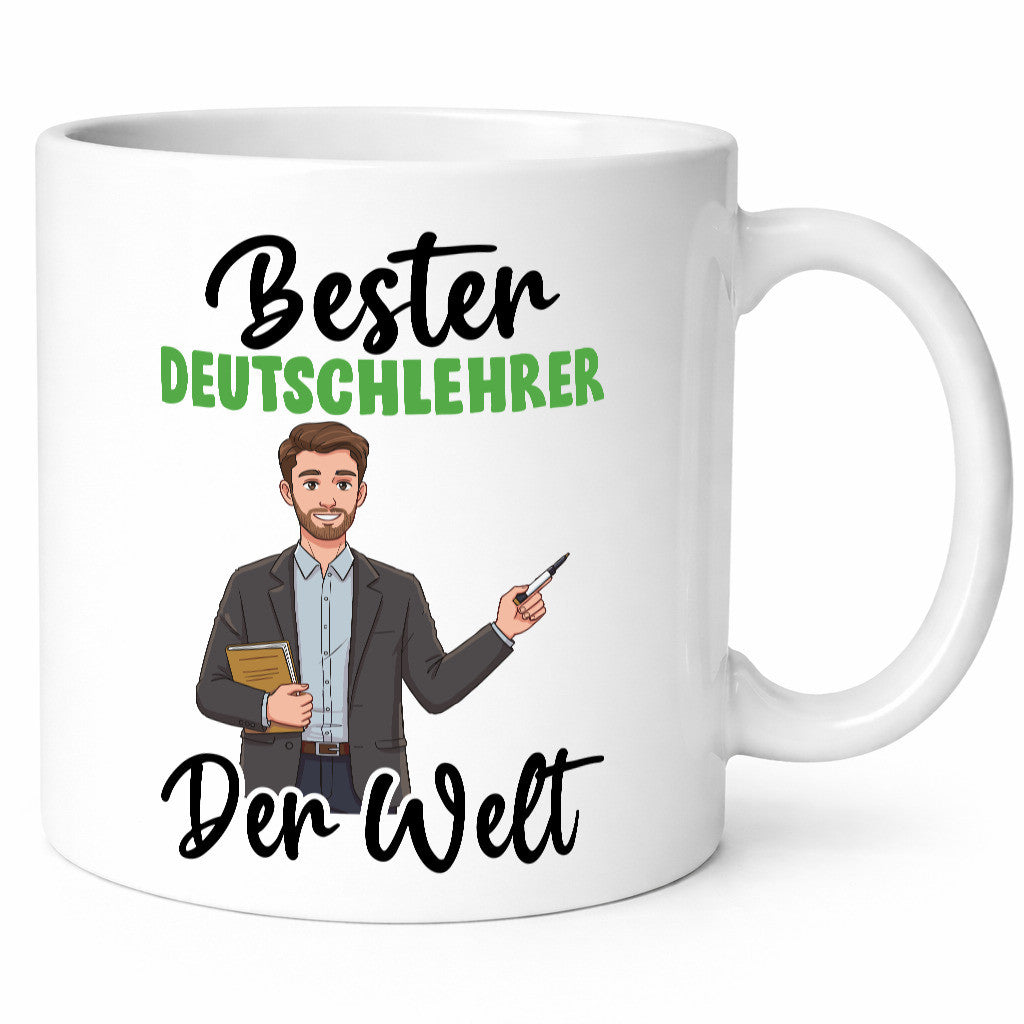 Bester Deutschlehrer | Lehrer Schule v2 lustiger Spruch Geschenk Humor
