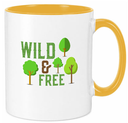 Wild and free | Freiheit Camper Hobbycamper Geschenkidee Humor Tasse