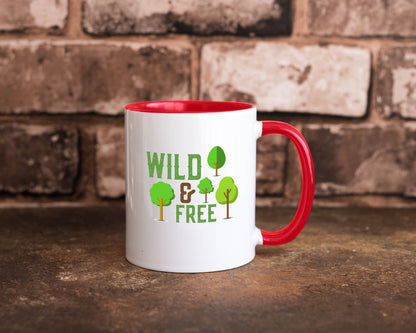 Wild and free | Freiheit Camper Hobbycamper Geschenkidee Humor Tasse