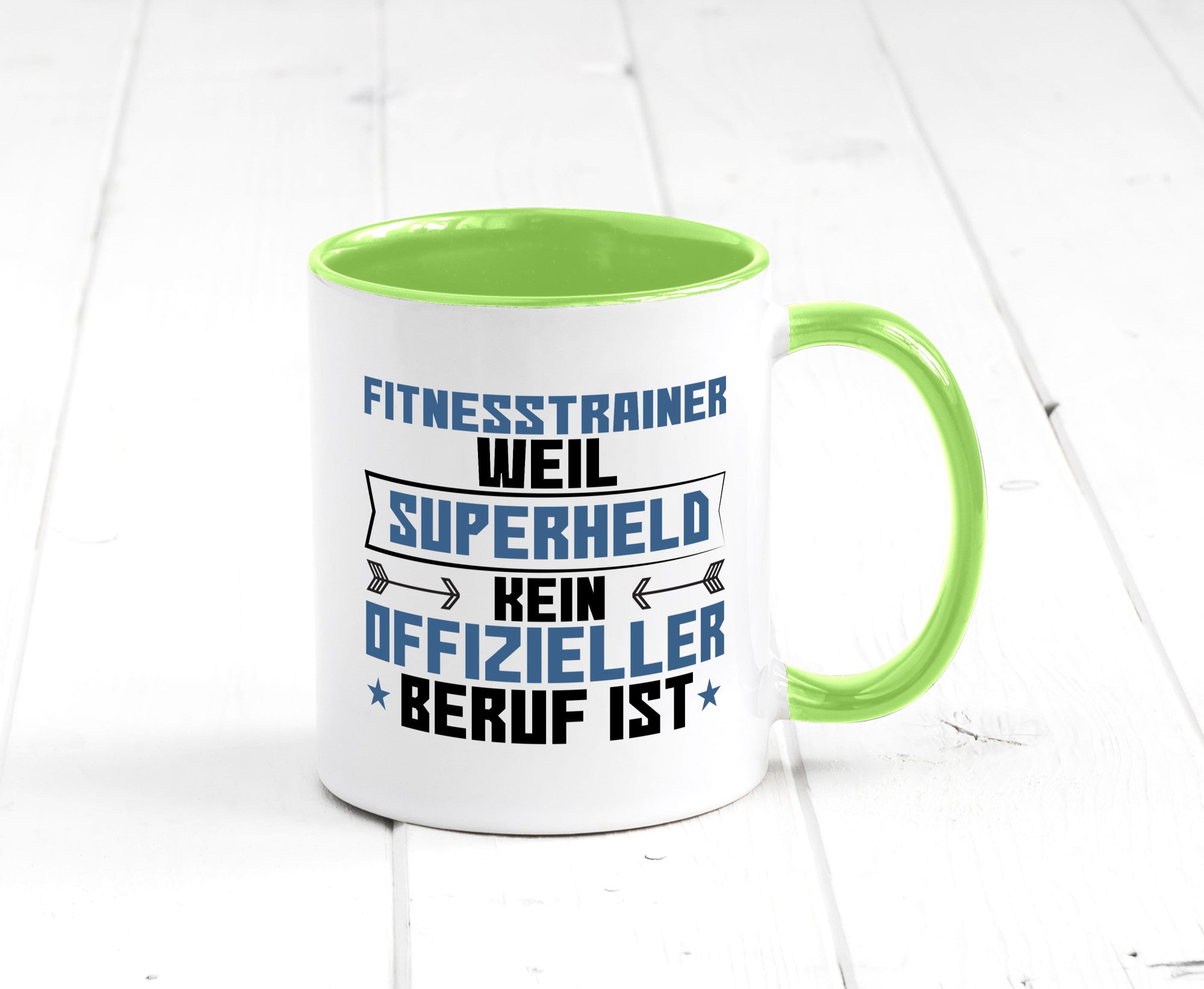 Superheld Fitnesstrainer | Personal Trainer Sport Geschenkidee Humor Tasse