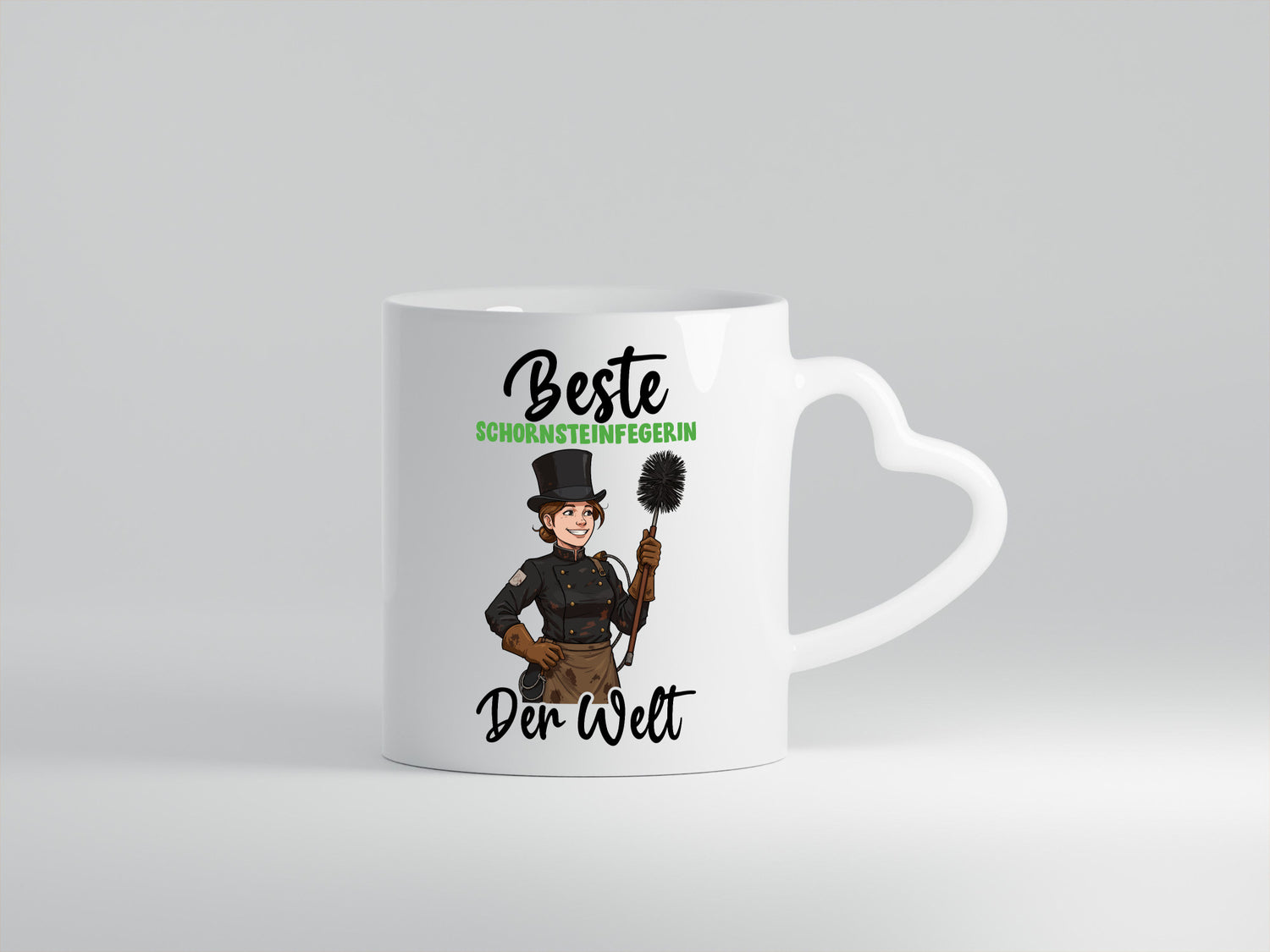 Beste Schornsteinfegerin | Kaminkehrer lustig Humor Geschenkidee Geschenk Tasse