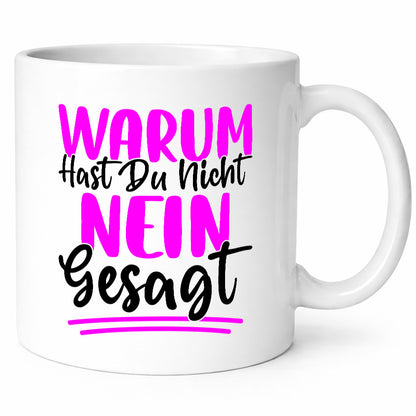 Warum hast du nein gesagt | Ich mag dich nicht v2 lustig Humor Geschenkidee