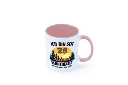 Ich bin Verheiratet | 28. Hochzeitstag Ehepaar v2 lustiger Spruch Geschenk