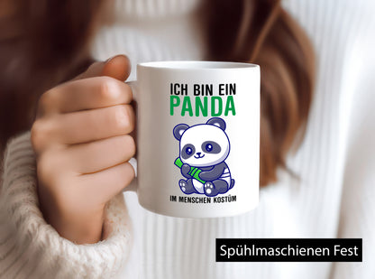 Ich bin ein Panda | Pandabär Kinder v2 Geschenkidee Humor Tasse