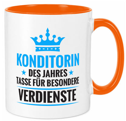 Besonderer Verdienst: Konditorin | Konditorei lustig Humor Geschenkidee