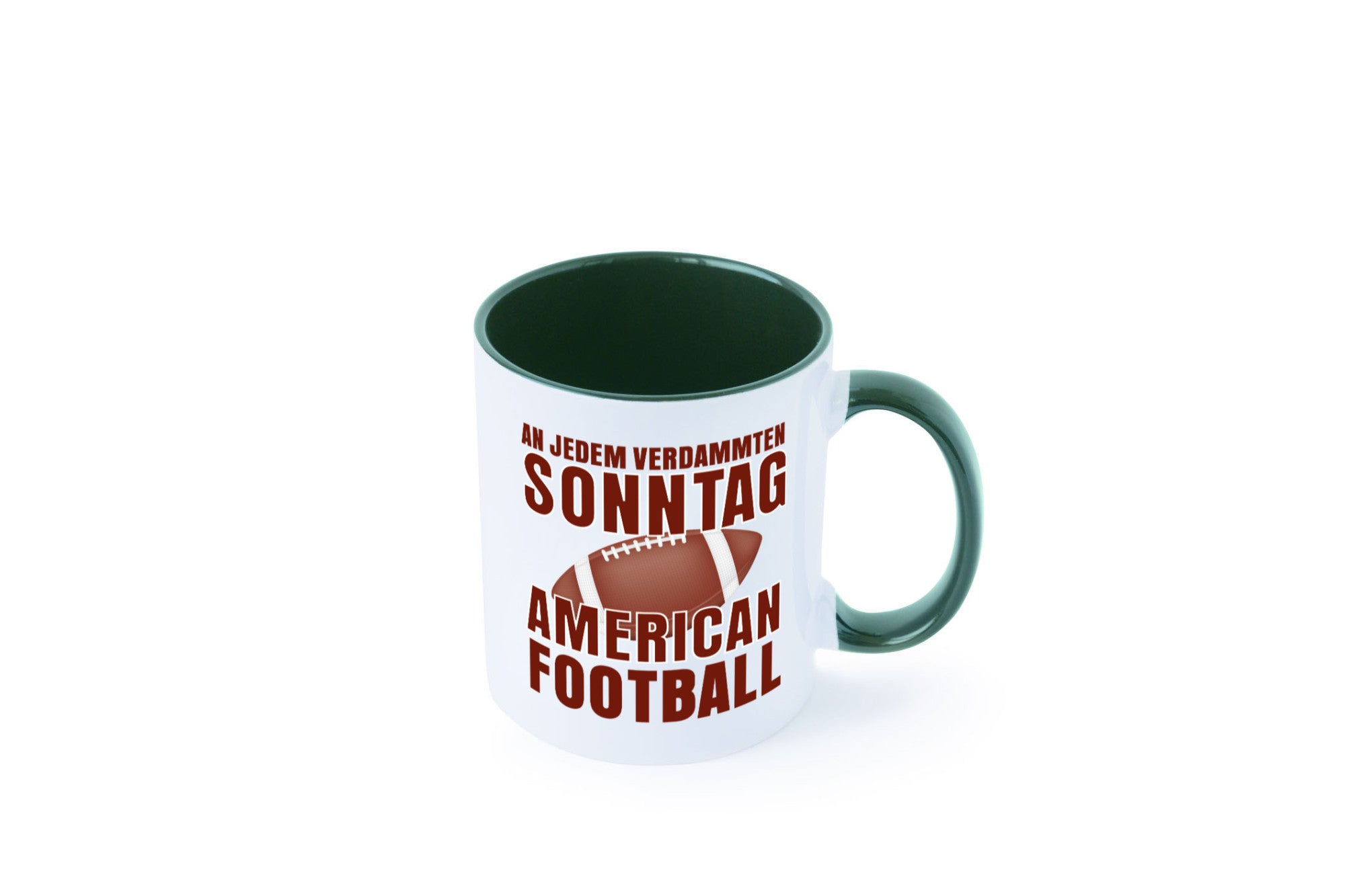 American Football | Sportfan Motiv jeden Sonntag Humor Geschenkidee Tasse