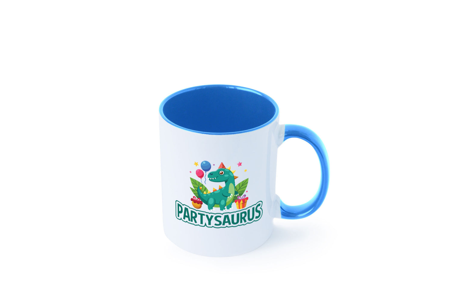 Partysaurus | Geburtstag Dinosaurier Luftballon Geschenkidee Humor Tasse