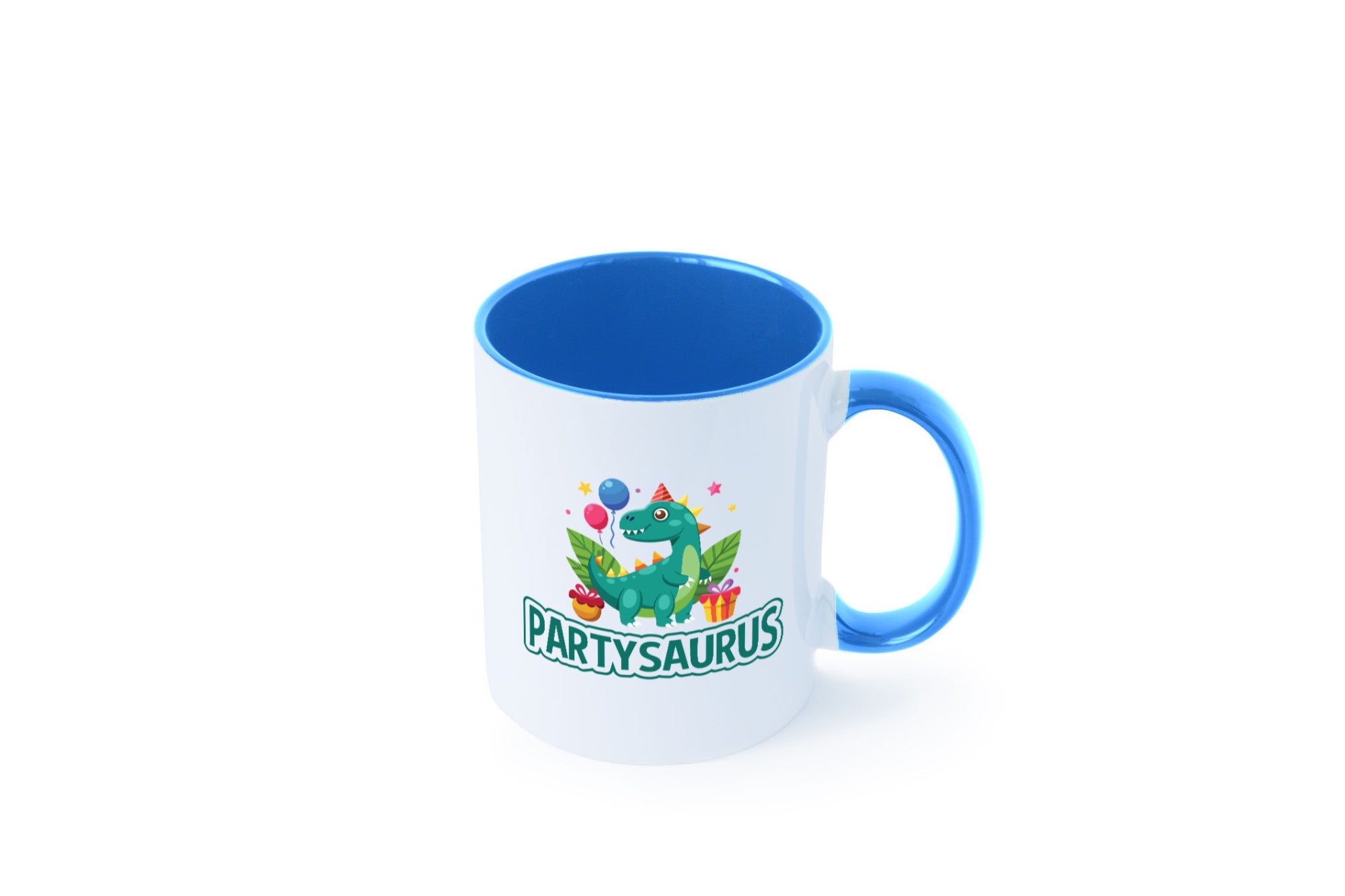 Partysaurus | Geburtstag Dinosaurier Luftballon Geschenkidee Humor Tasse