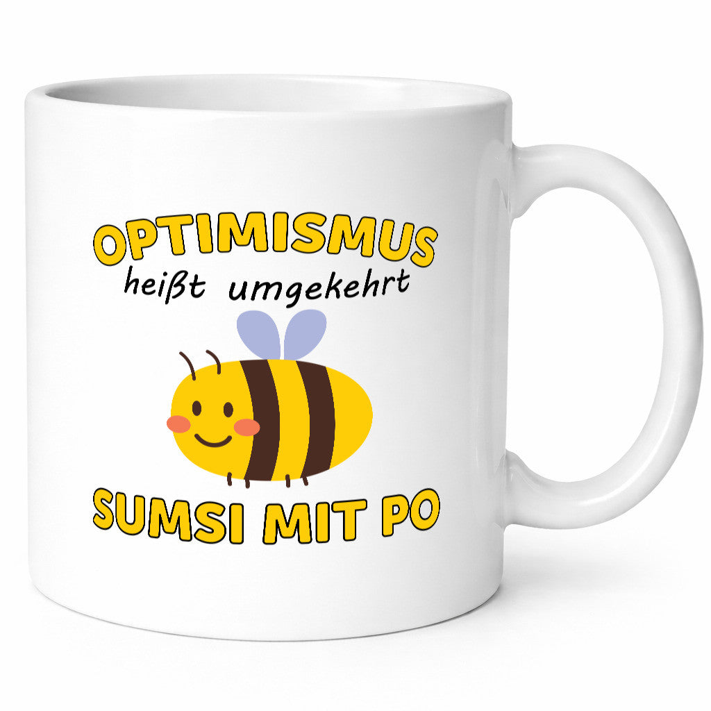 Optimismus umgekehrt Sumsi mit Po | Biene Zuversicht Geschenk Humor