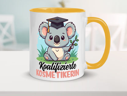Koalifizierte Kosmetikerin | Kosmetik Stylistin Geschenkidee Humor Tasse