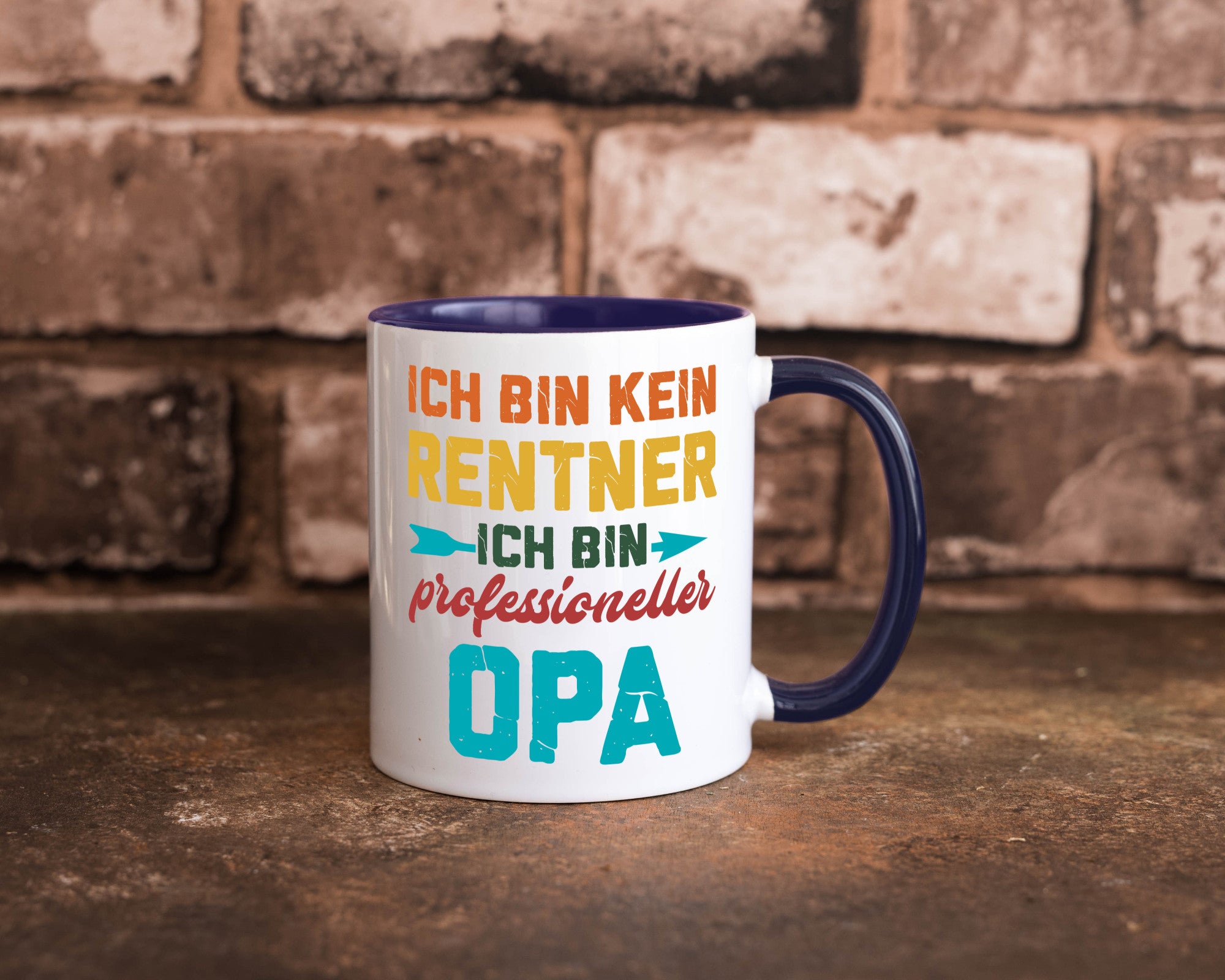 Ich bin Professioneller Opa | Rentner Großvater Geschenkidee Familie Humor Tasse