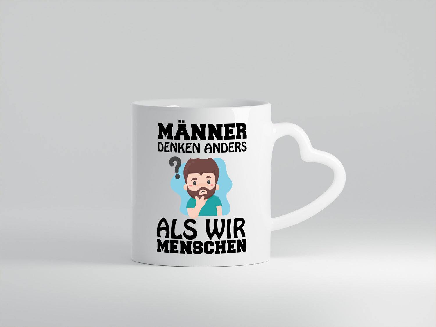 Männer denken anders Geschenkidee Humor Tasse