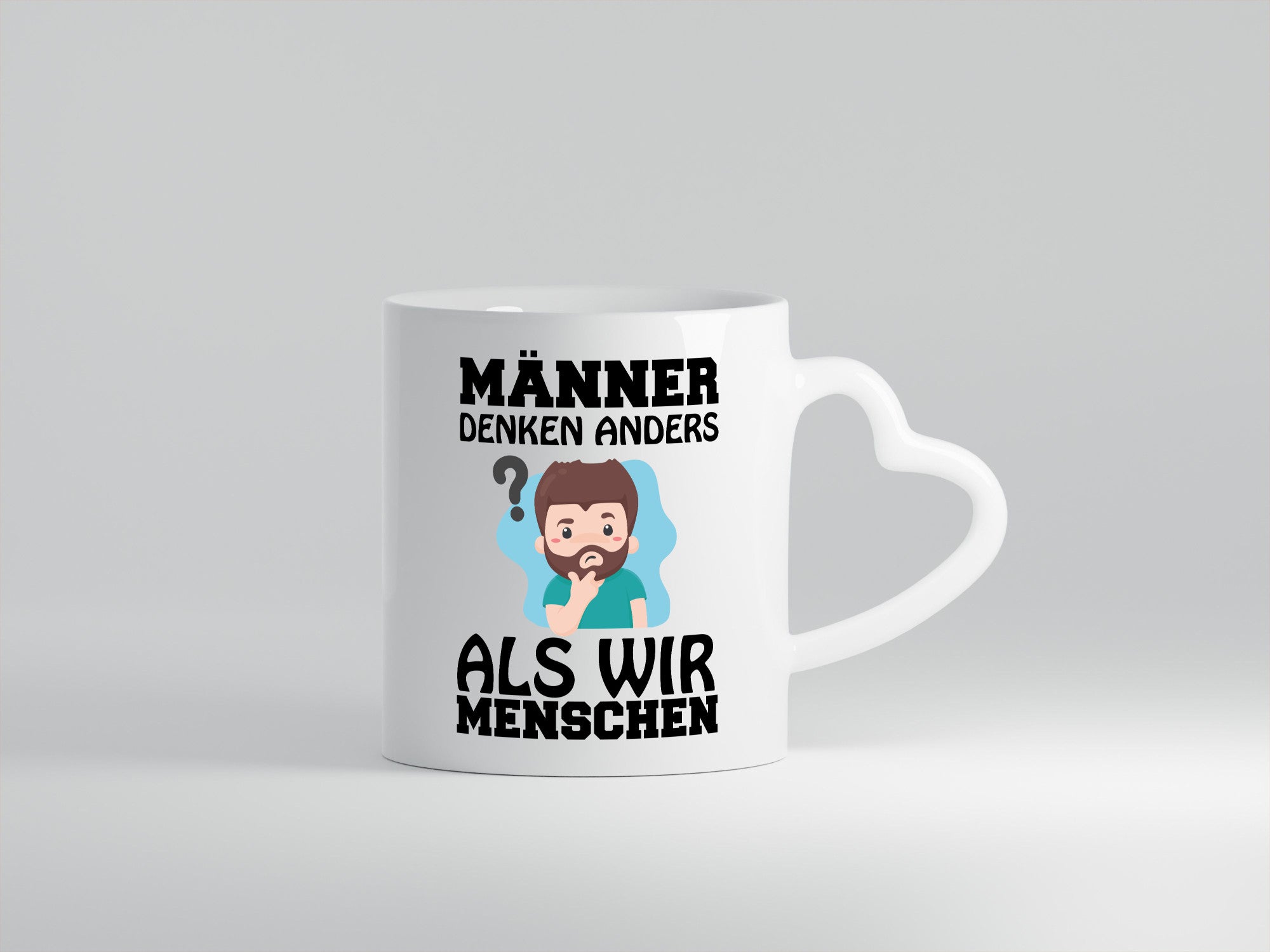 Männer denken anders Geschenkidee Humor Tasse