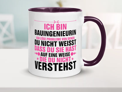 Löse Probleme: Bauingenieurin | Ingenieurin lustig Humor Geschenkidee Geschenk