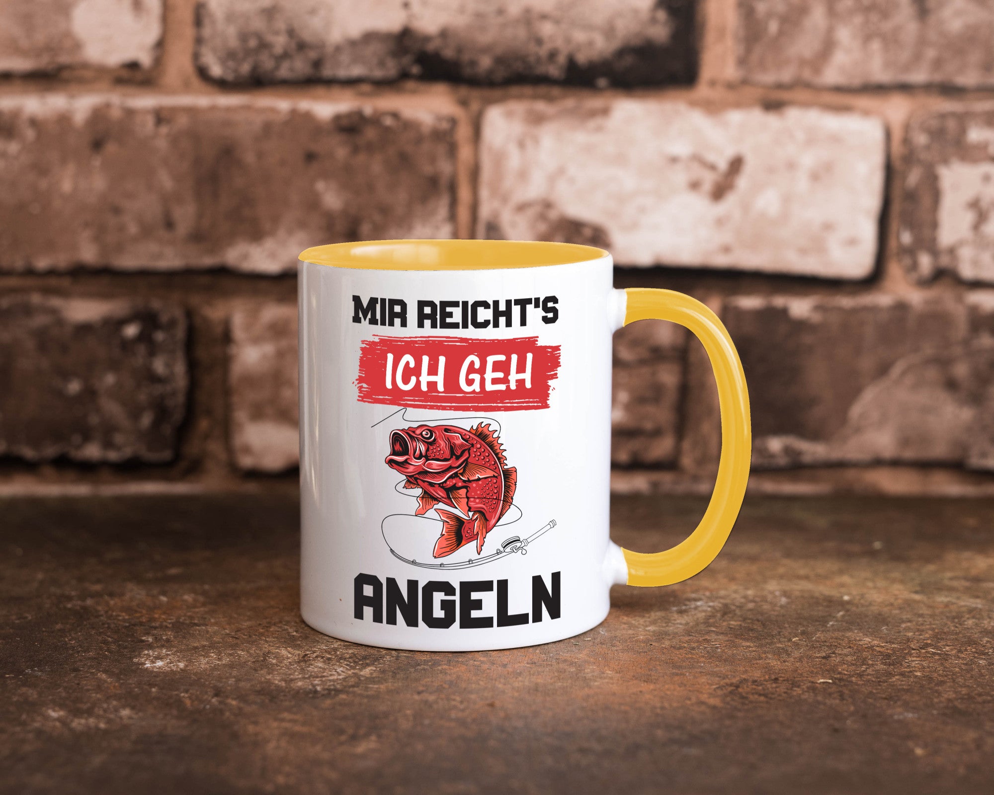 Ich geh angeln | Angler Tasse Fisch Fischer Humor lustig Geschenkidee Geschenk