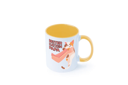 Bester Katzenpapa | Katze Gabel Geschenk Tierliebhaber Humor lustiger Spruch