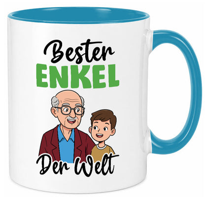 Bester Enkel | Großmutter Großvater Oma Opa lustiger Spruch Geschenk Familie