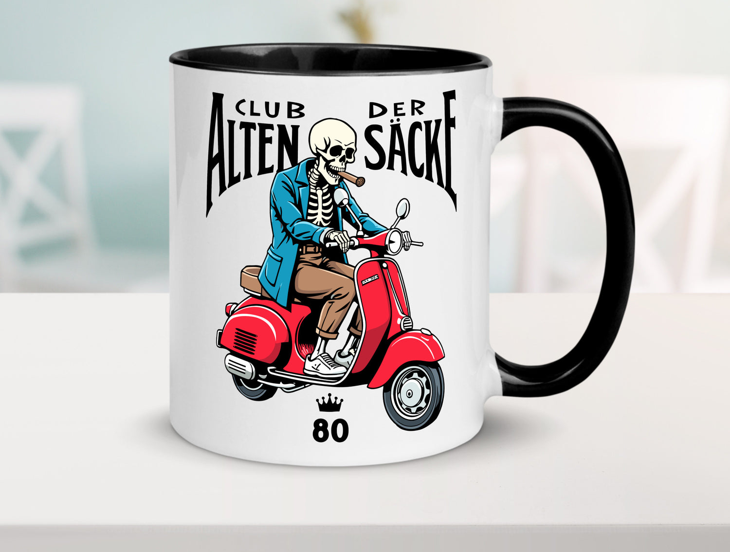 80. Geburtstag | 80 Jahre Club der alten Säcke v2 Humor Geschenkidee Tasse