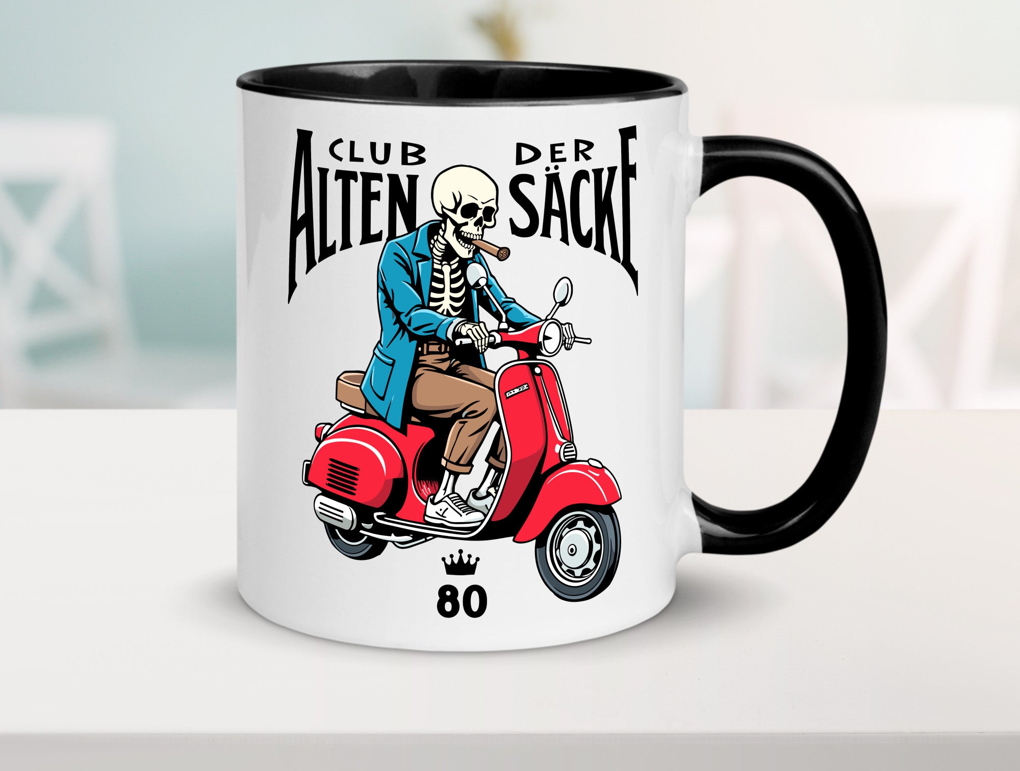 80. Geburtstag | 80 Jahre Club der alten Säcke v2 Humor Geschenkidee Tasse