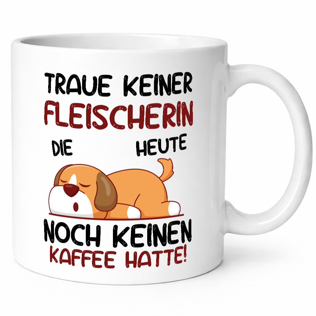 Traue keiner Fleischerin | Schlachterei lustiger Spruch Geschenk Humor