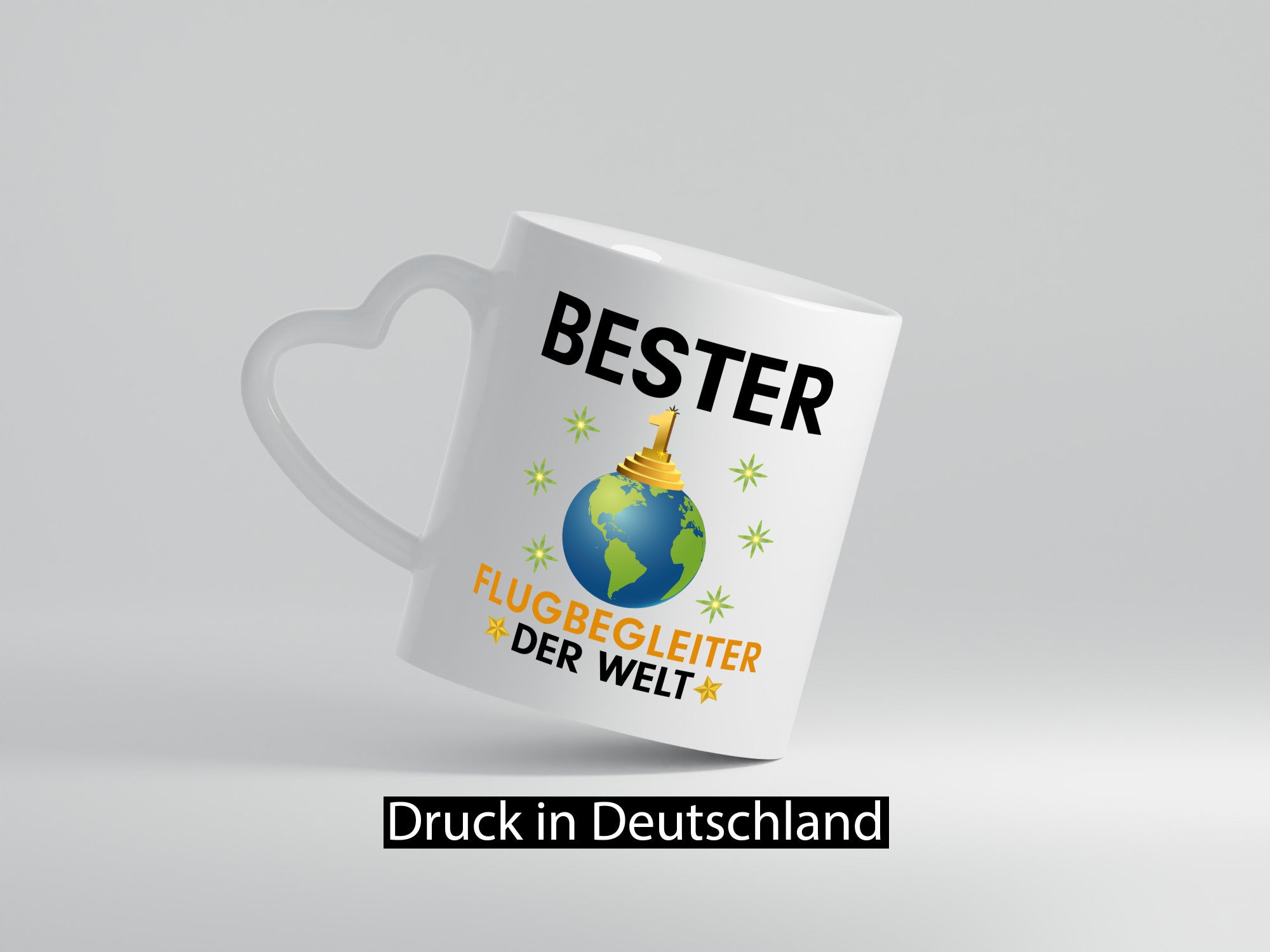 Welt Bester Flugbegleiter | Steward Flughafen Geschenkidee Humor Tasse
