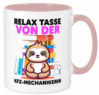 Relax Tasse: KFZ-Mechanikerin | Mechaniker KFZ Humor Geschenkidee Tasse