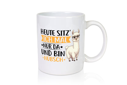 Heute bin ich nur Hübsch | Lama Alpaka Geschenk Humor Geschenkidee lustiger