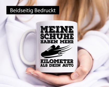 Läufer Spruch Tasse | Jogger Humor Joggerin Statement Geschenkidee