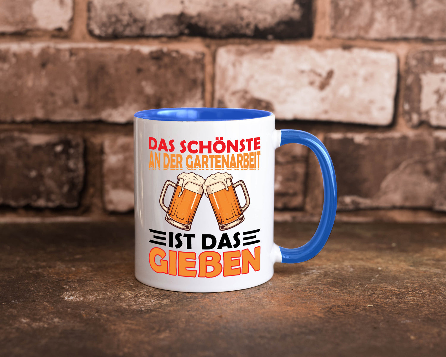 Das schönste an gartenarbeit ist Gießen | Biertrinker Geschenkidee Arbeit