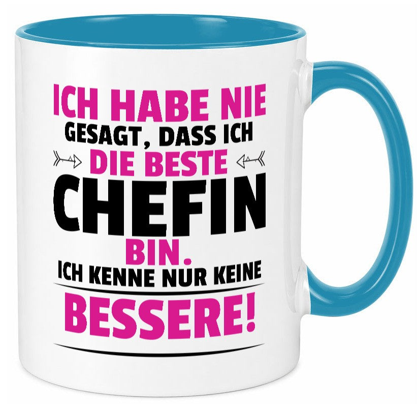Die Beste Chefin | Führungskraft Vorgesetzte Geschenkidee Arbeit Kollegen Büro Tasse