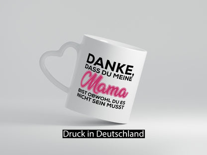 Mutter Liebe | Pflegemutter Tasse Stiefmutter Spruch lustiger Geschenk Familie
