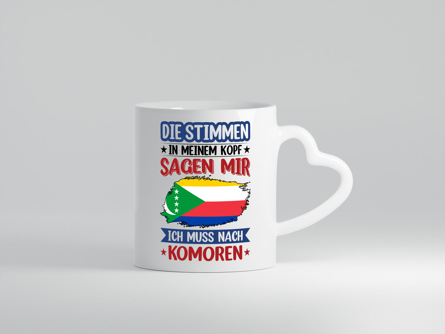 Komoren | Urlaub Stimmen in meinem Kopf Traumland Humor Geschenkidee Tasse