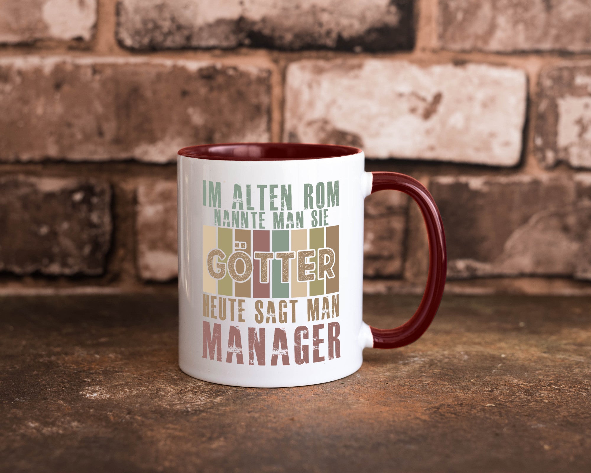 Heute sagt man: Manager | Management Humor Geschenkidee Tasse