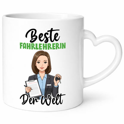 Beste Fahrlehrerin| Fahrschule v2 Geschenk Humor Geschenkidee lustiger Spruch