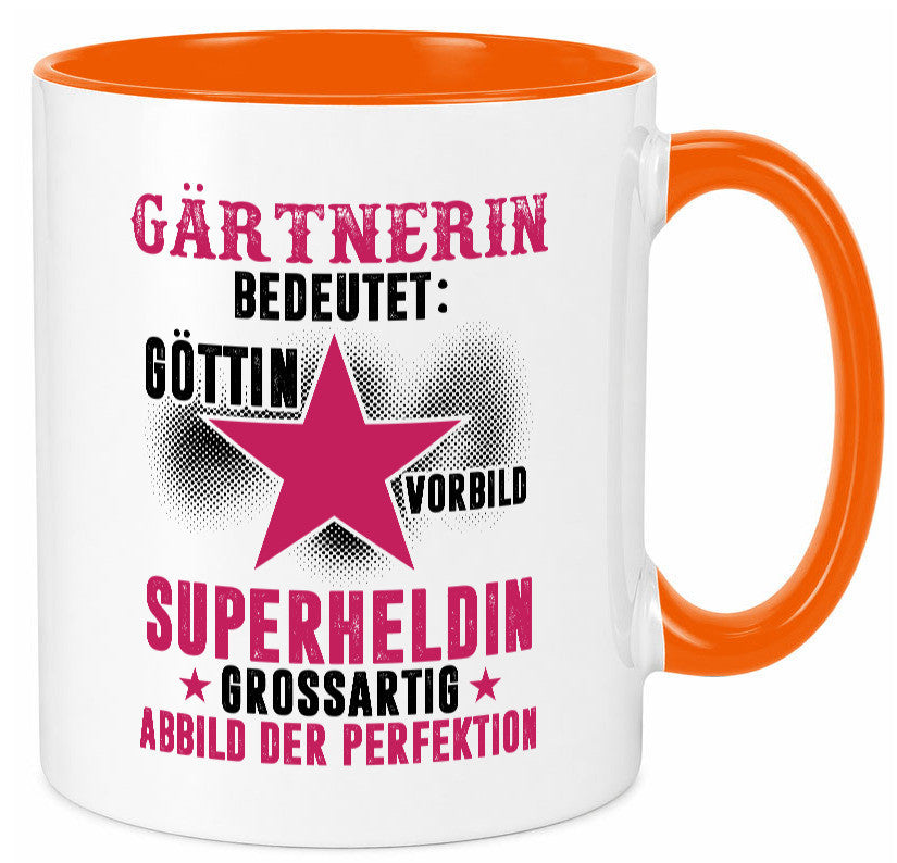 Bedeutung von Gärtnerin | Gartenbau lustiger Spruch Geschenk Humor Geschenkidee Tasse