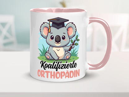 Koalifizierte Orthopädin |Orthopädie lustig Humor Geschenkidee Geschenk Tasse