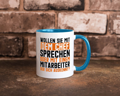 Wollen sie mit dem Chef Sprechen | Mitarbeiter Humor Arbeit Kollegen Büro