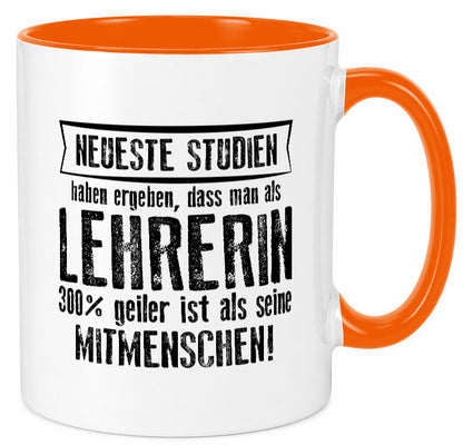 Neuste Studien: Lehrerin | Schule Beruf Schüler Humor Arbeit Kollegen Büro Tasse