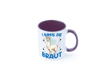 I Bims die Braut | Lama JGA Hochzeit lustig Humor Geschenkidee Geschenk Tasse