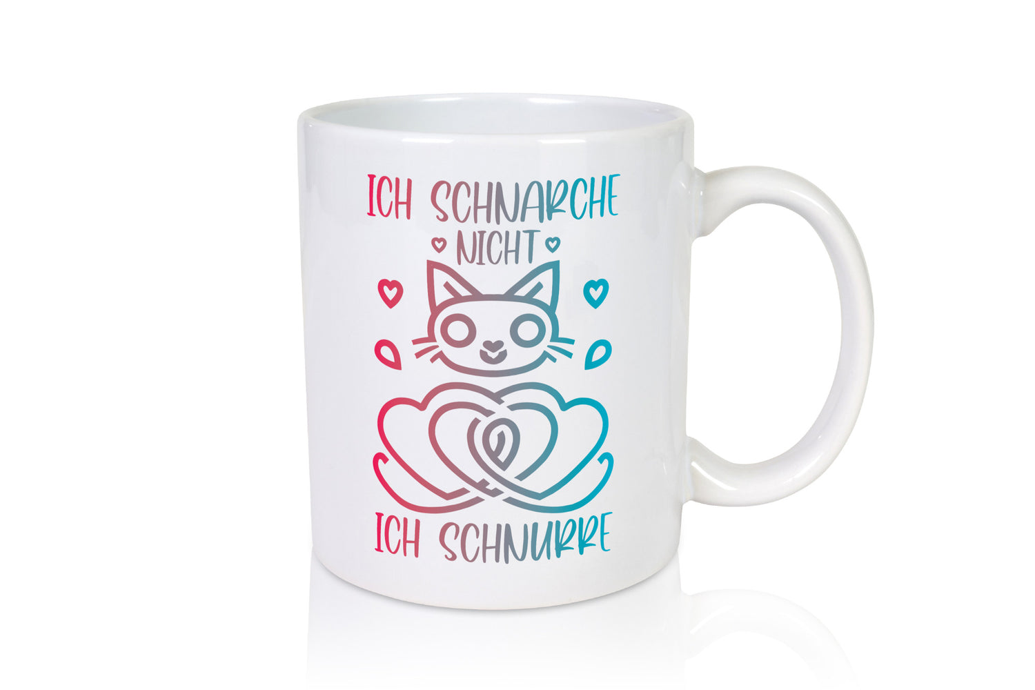 Ich schnarche nicht, schnurre | Katze lustiger Spruch Geschenk Tierliebhaber