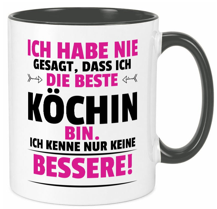Die Beste Köchin | Chefköchin Chefkoch lustig Arbeit Kollegen Büro Geschenk Tasse