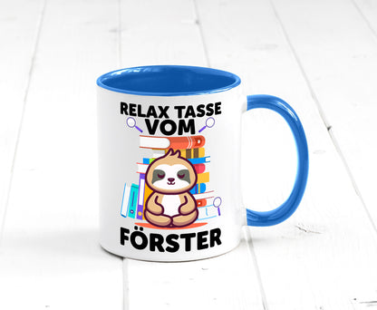Relax Tasse: Förster | Forst Arbeit Geschenk Kollegen Büro lustiger Spruch Tasse