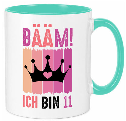 11. Geburtstag | 11 Jahre Bääm ich bin Krone Humor Geschenkidee Tasse
