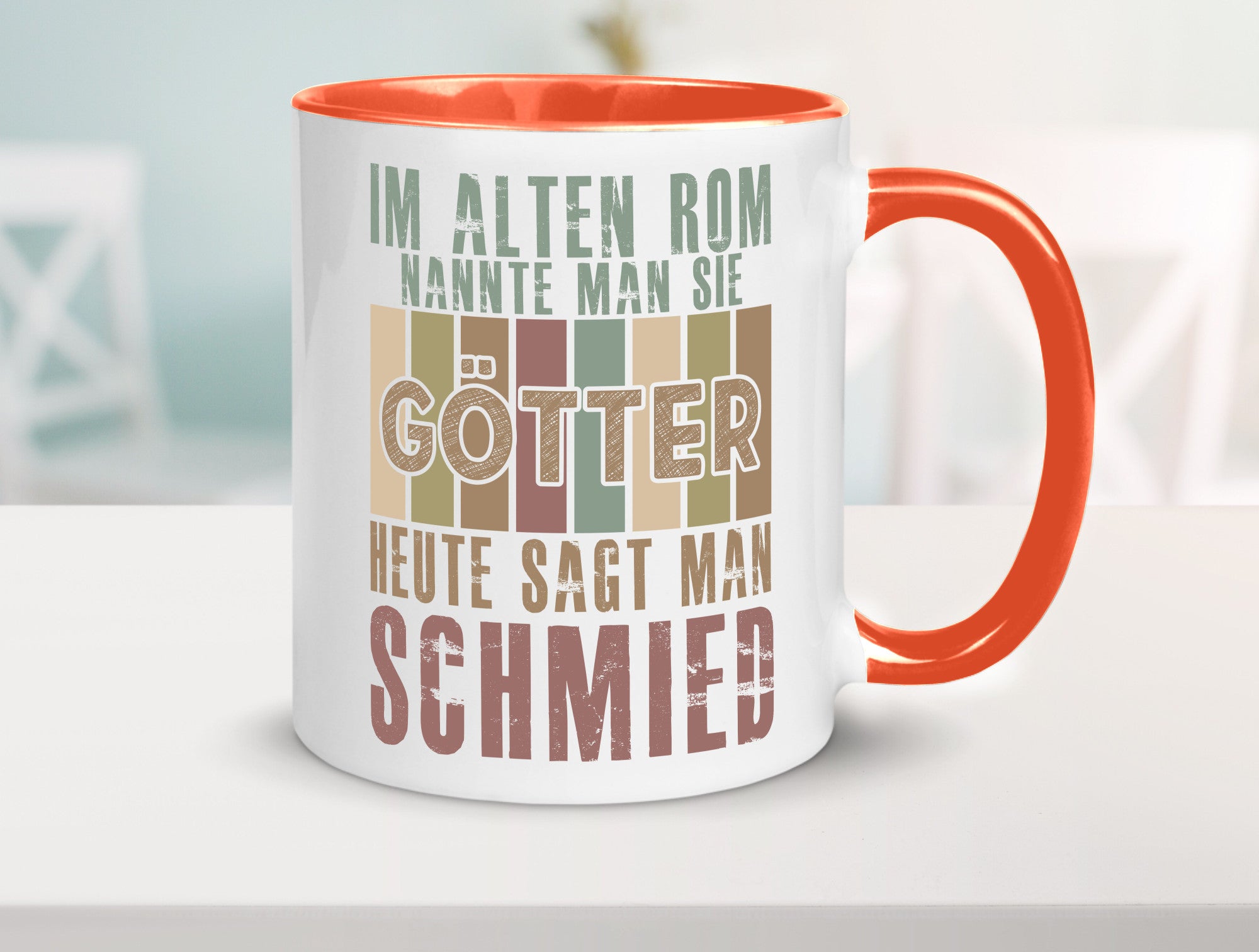 Heute sagt man: Schmied | schmieden lustig Humor Geschenkidee Geschenk Tasse