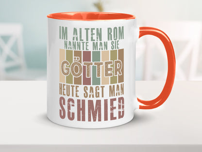 Heute sagt man: Schmied | schmieden lustig Humor Geschenkidee Geschenk Tasse