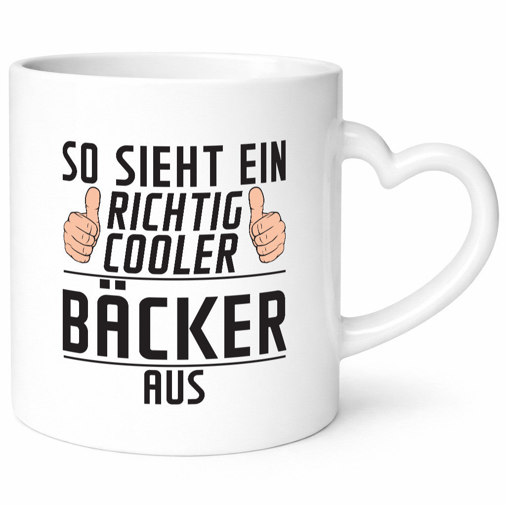Richtig Cooler Bäcker | Bäckerei Backen Konditor Humor Geschenkidee Tasse