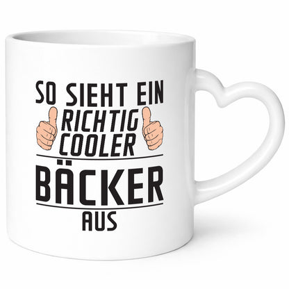 Richtig Cooler Bäcker | Bäckerei Backen Konditor Humor Geschenkidee Tasse