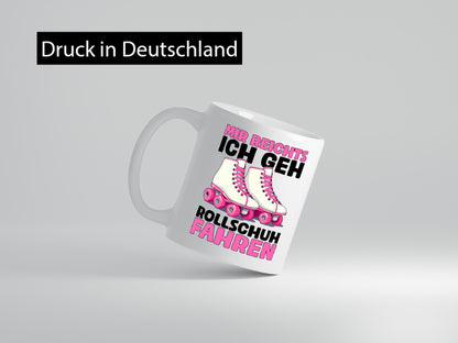 Mir reichts ich geh Rollschuh Fahren | Rollschuhe lustig Humor Geschenkidee