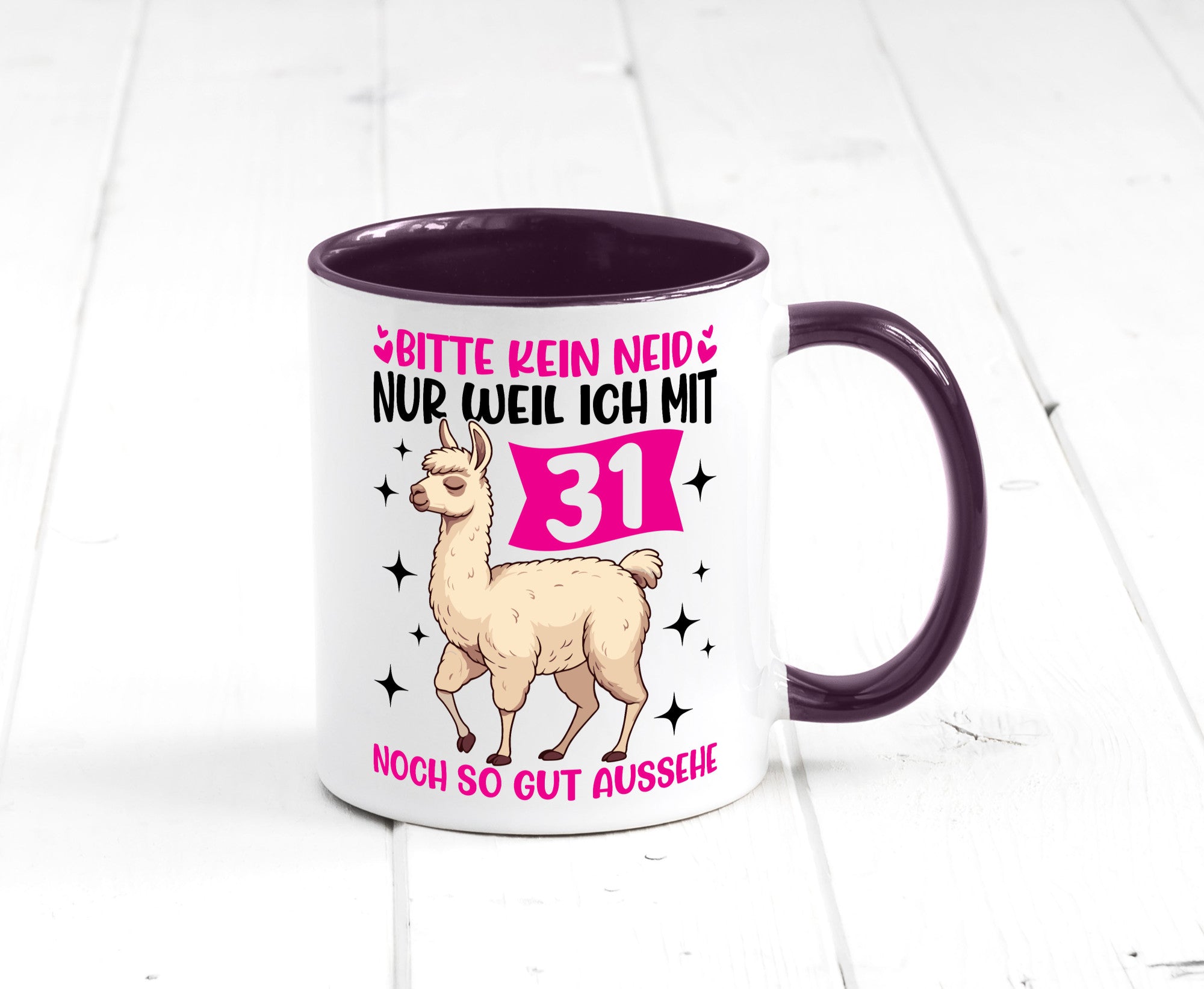 31. Geburtstag | 31 Jahre Lama gut aussehen lustiger Spruch Geschenk