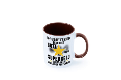 Bedeutung von Kosmetiker | Kosmetik Stylist Visagist Geschenkidee Humor Tasse